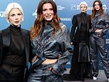 Julia Fox flashes her lingerie in a semi-sheer top while Bella Thorne stuns in a PVC co-ord as they attend The Trainer photocall at Rome Film Festival in Italy Julia Fox flashes her lingerie in a semi-sheer top while Bella Thorne stuns in a PVC co-ord as they attend The Trainer photocall at Rome Film Festival in Italy